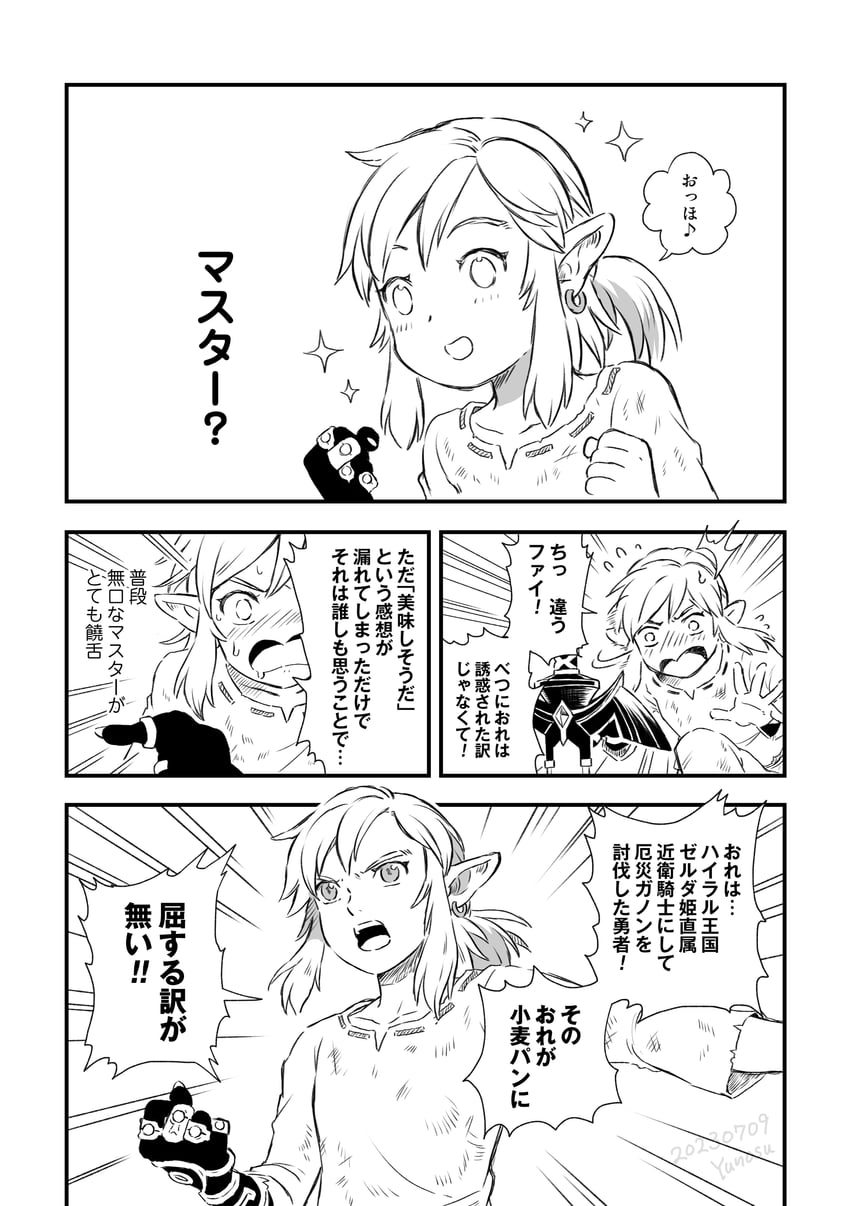 link (the legend of zelda and 2 more) drawn by mutsuki_kaya