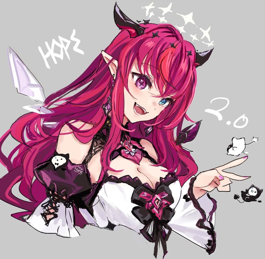 irys, bloom, and gloom (hololive and 1 more) drawn by yuuyu_(777)