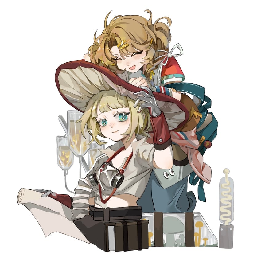 ezra theodore and spathodea (reverse:1999) drawn by mangguo_jun