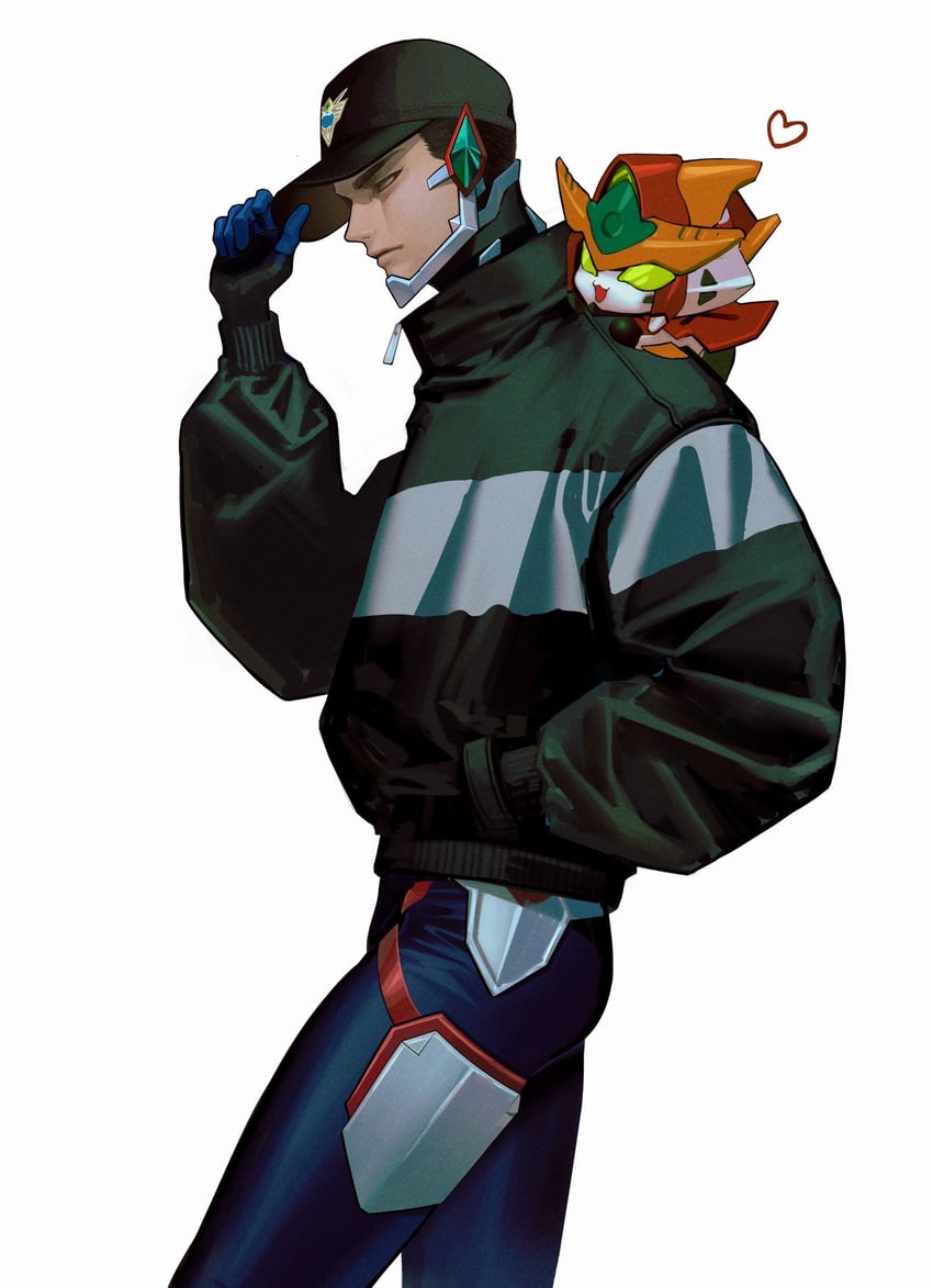 ao isami and bravern (yuuki bakuhatsu bang bravern) drawn by eigoni