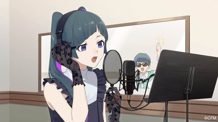 hatsune miku and deco27 (vocaloid and 2 more) drawn by rozu_ki