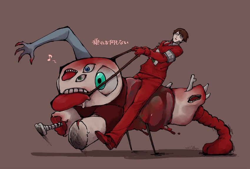 nugget, employee, and nothing there (project moon and 1 more) drawn by yatsumeunagi