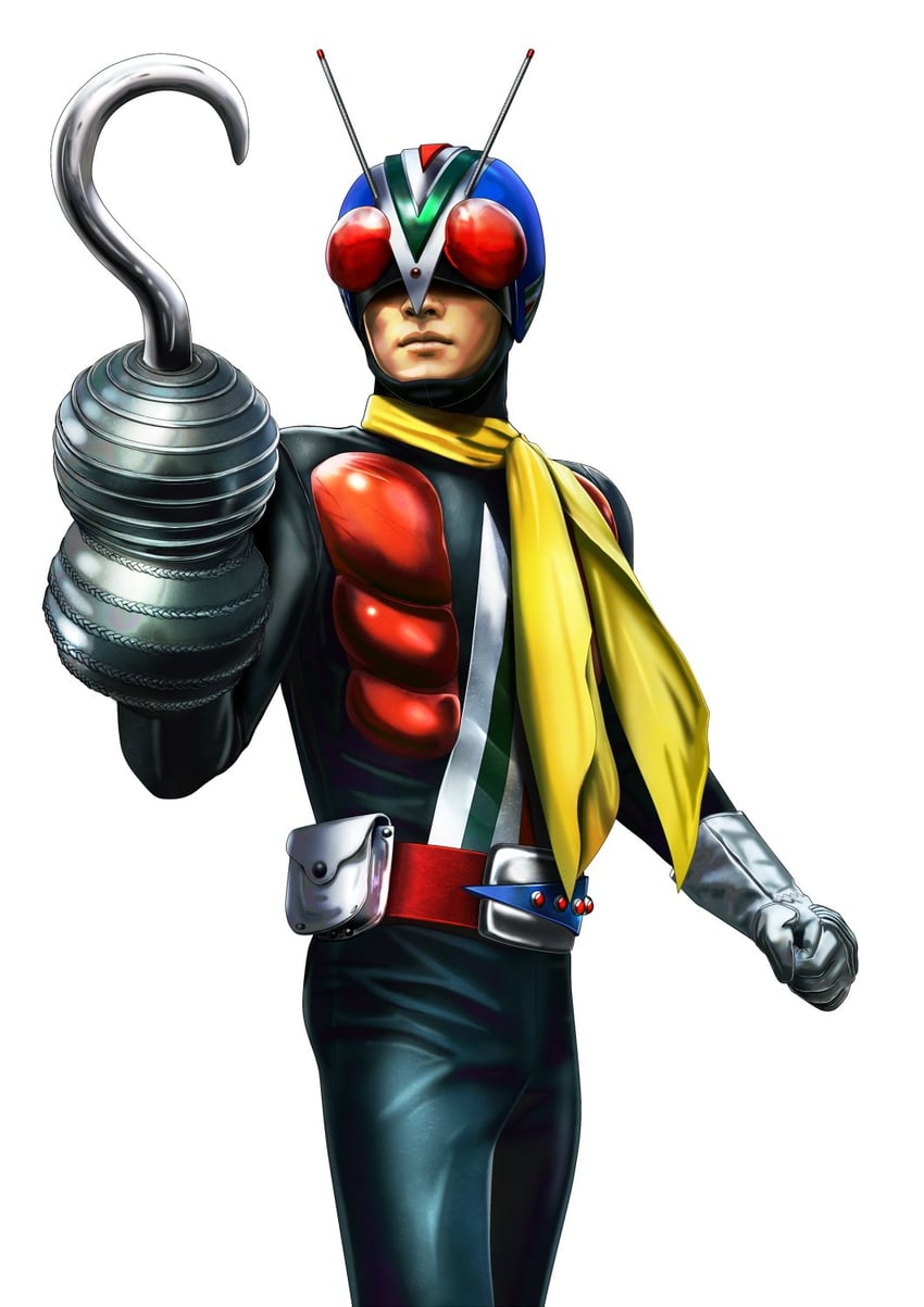 riderman (kamen rider and 1 more) drawn by masukudo_(hamamoto_hikaru)