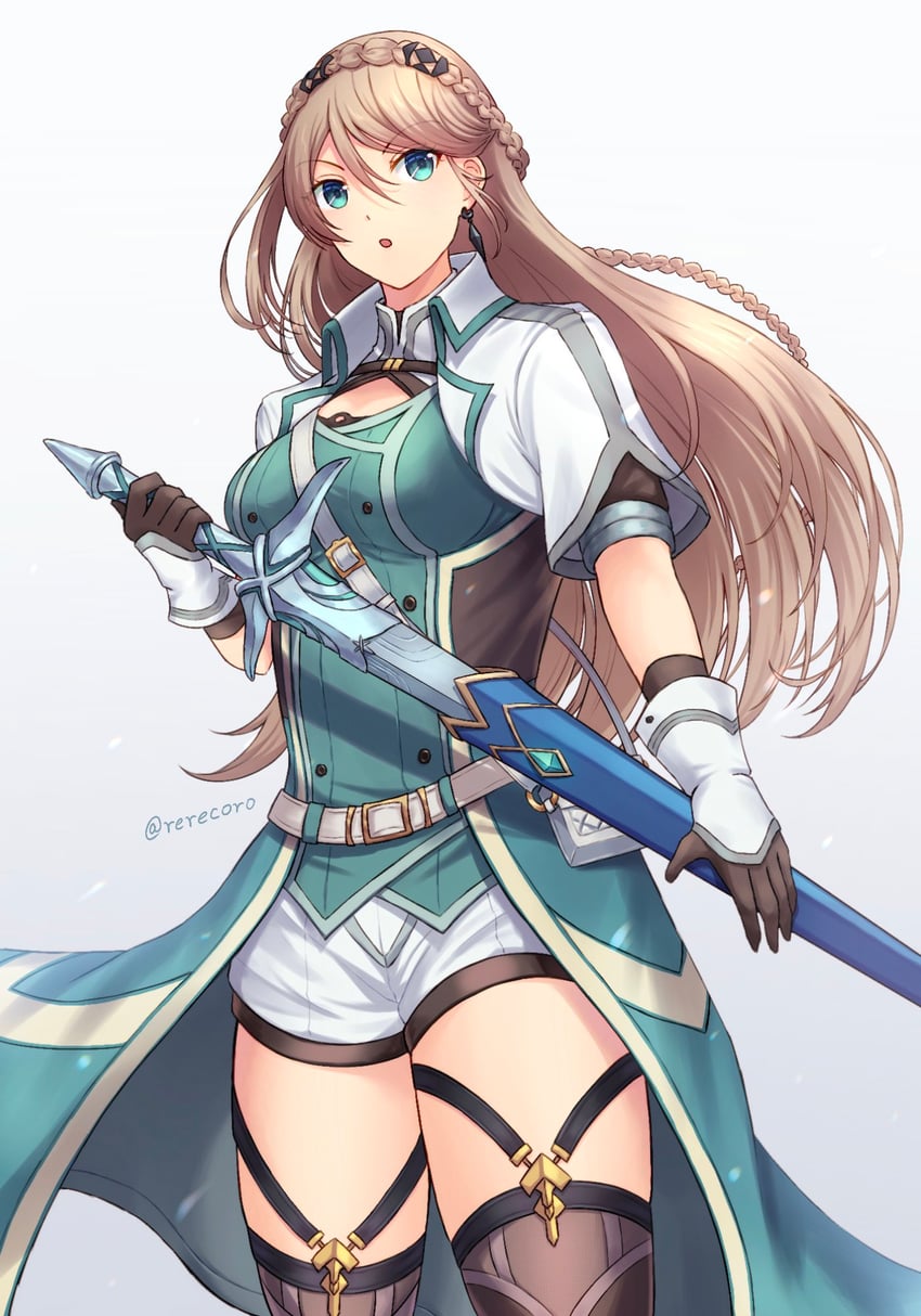 elaine auclair (eiyuu densetsu and 2 more) drawn by rerecoro