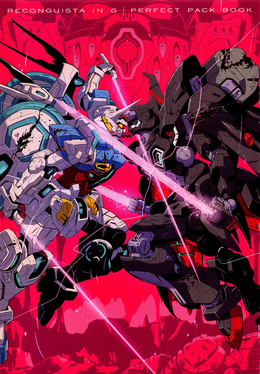 g-self, z'gok, acguy, z'gok char custom, g-self perfect pack, and 2 more (gundam and 2 more) drawn by gyoubu_ippei