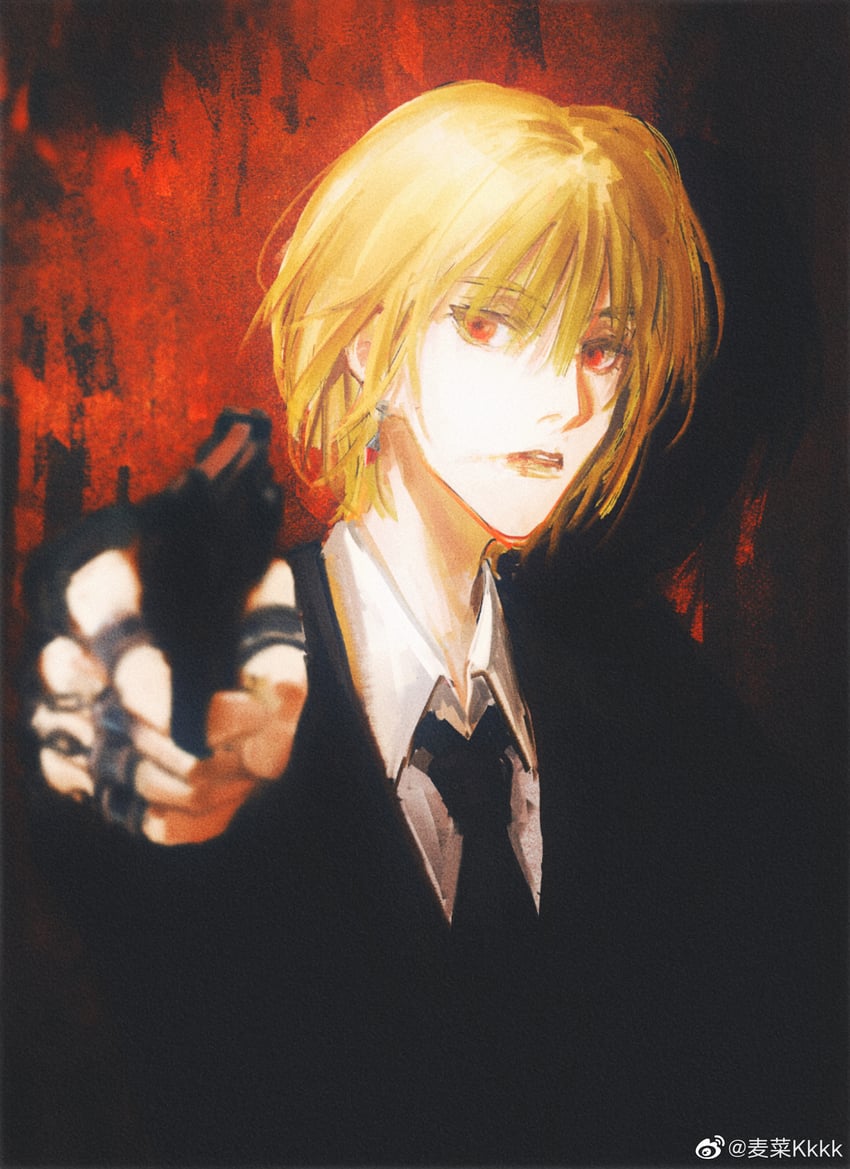 kurapika (hunter x hunter) drawn by meitian_chi_yi_jin_youmaicai