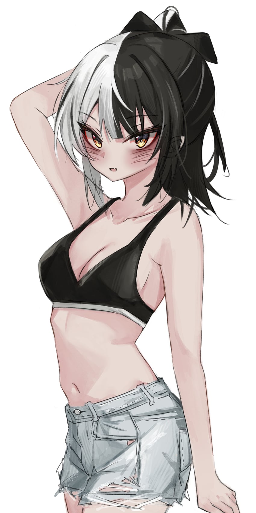 shiori novella (hololive and 1 more) drawn by akarinnndesu
