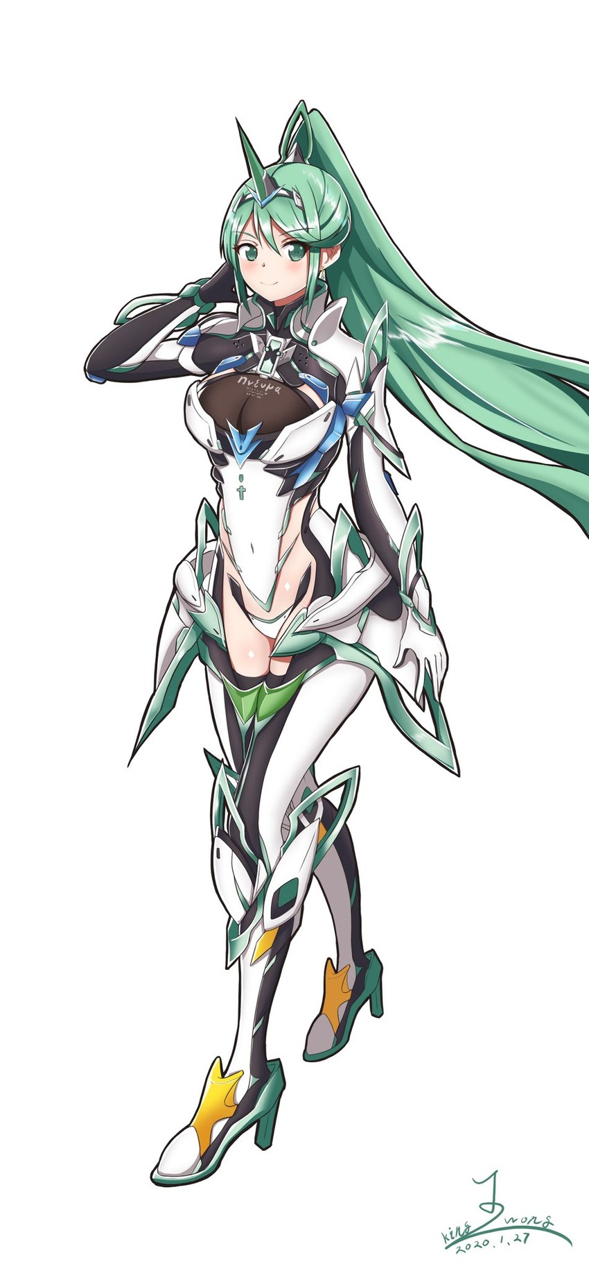 pneuma (xenoblade chronicles and 1 more) drawn by louise_(ydgv2724)