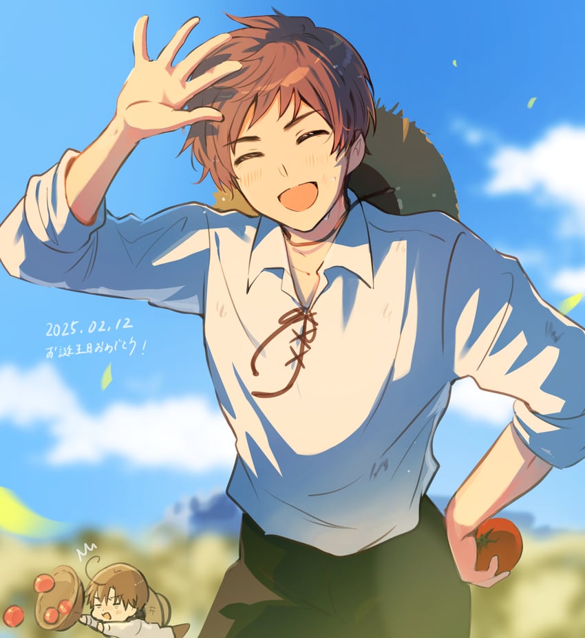spain and southern italy (axis powers hetalia) drawn by yukinununu