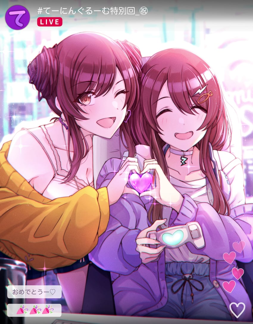 osaki amana and osaki tenka (idolmaster and 1 more) drawn by kusaka_io