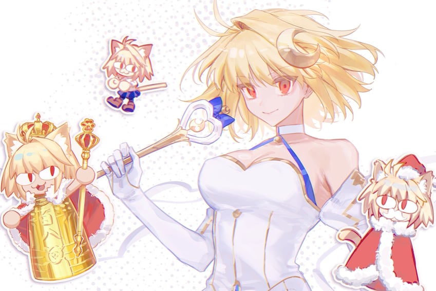 arcueid brunestud, neco-arc, phantas-moon, and neco 108 (fate and 1 more) drawn by fuliumi_fsilur