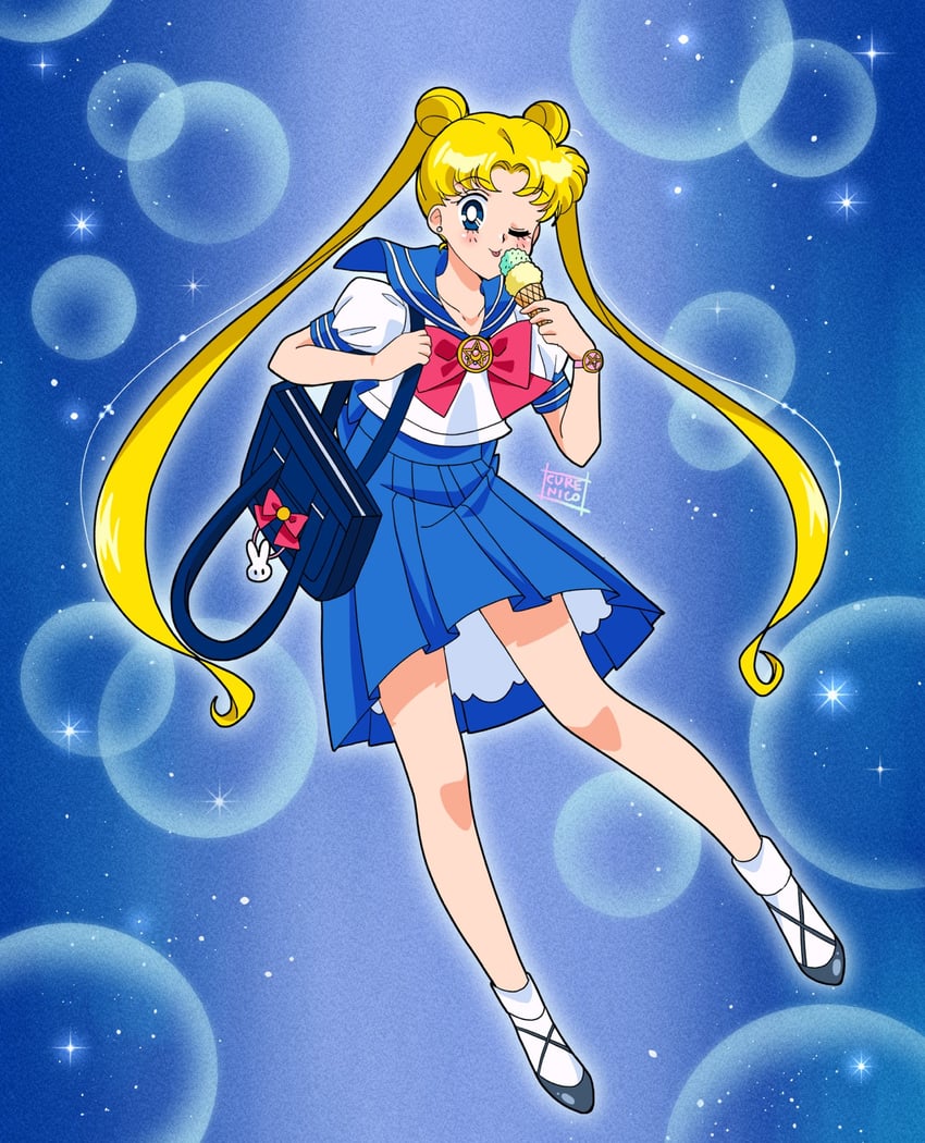 tsukino usagi (bishoujo senshi sailor moon and 1 more) drawn by cure_nico