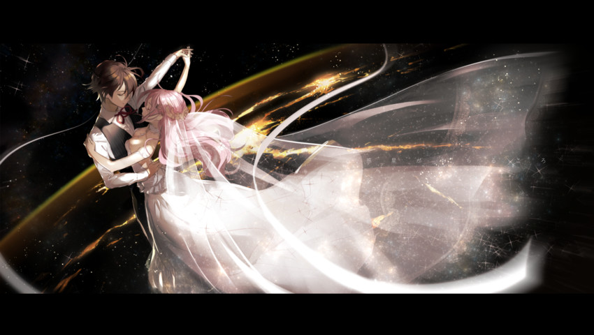 yuzuriha inori and ouma shuu (guilty crown) drawn by g.g.lemon