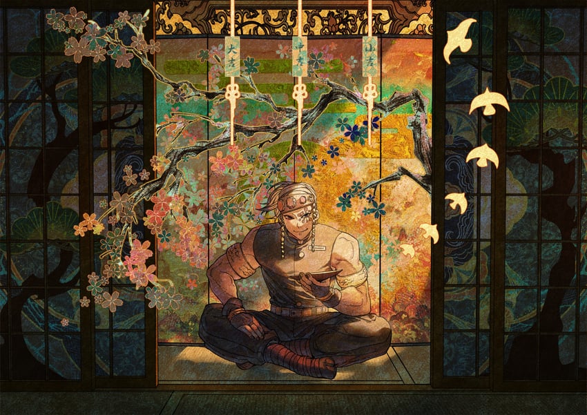 uzui tengen (kimetsu no yaiba) drawn by fi-n-ona