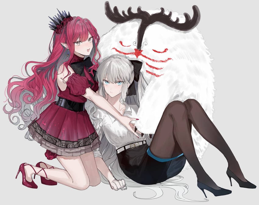 cernunnos, morgan le fay, and baobhan sith (fate and 1 more) drawn by yurumawari