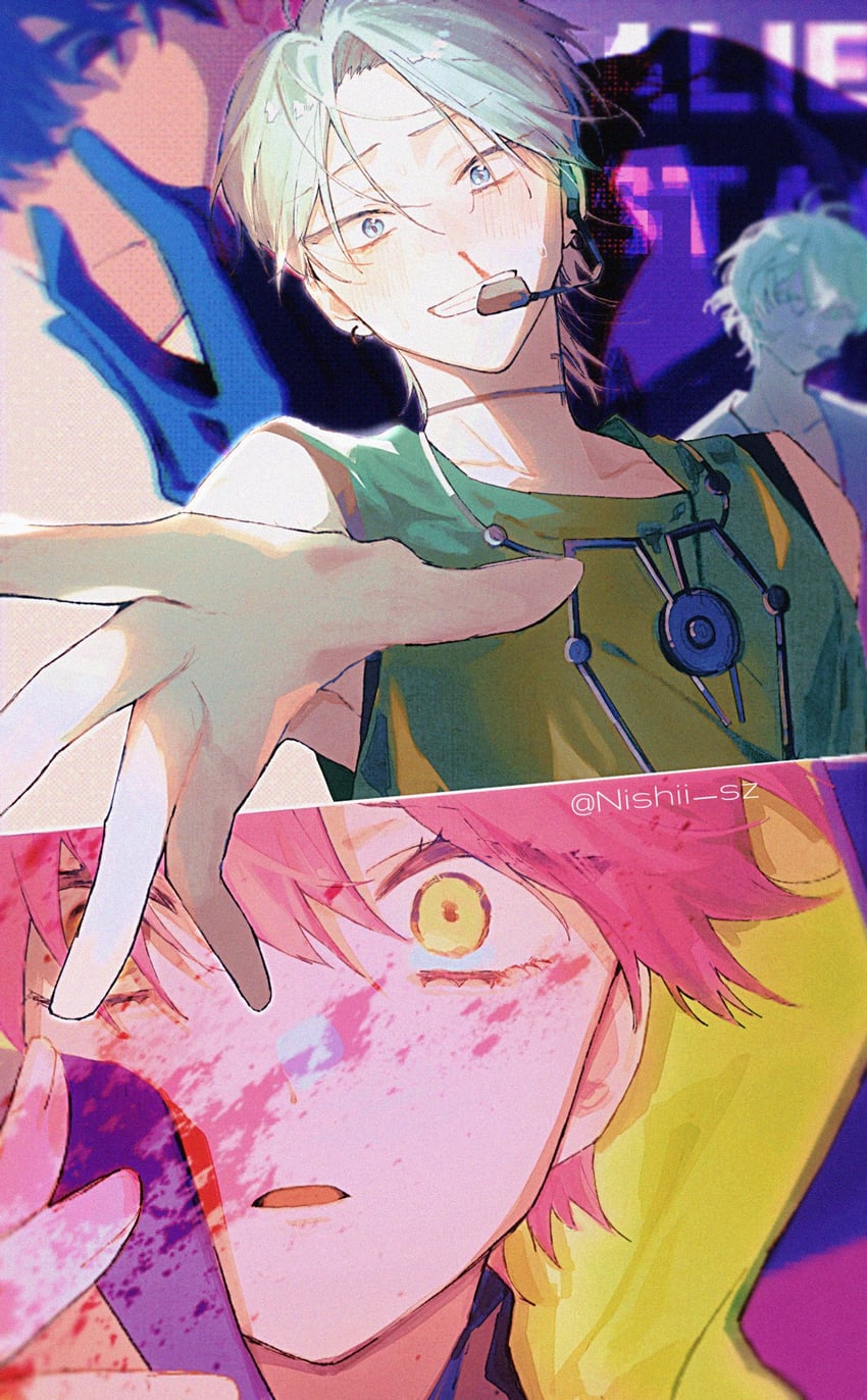 mizi, till, ivan, and luka (alien stage) drawn by nishii_sz
