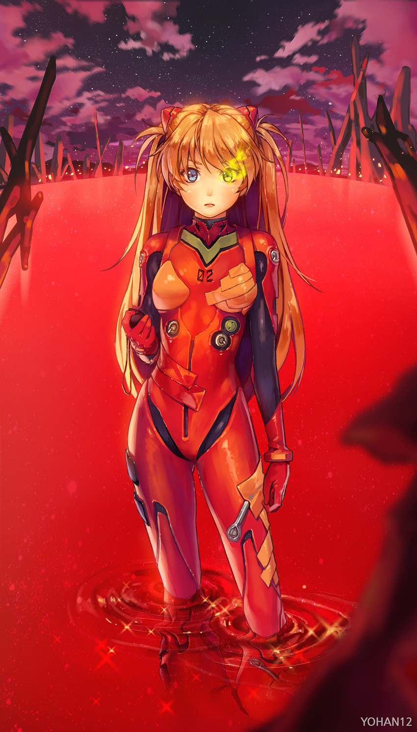 souryuu asuka langley (neon genesis evangelion and 2 more) drawn by yohan12