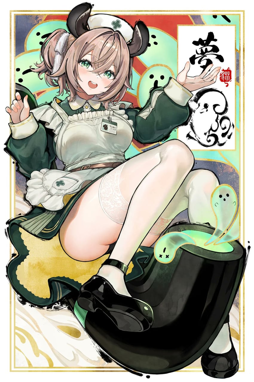 nimi nightmare and naplings (indie virtual youtuber) drawn by robot_cat_(robotcatart)
