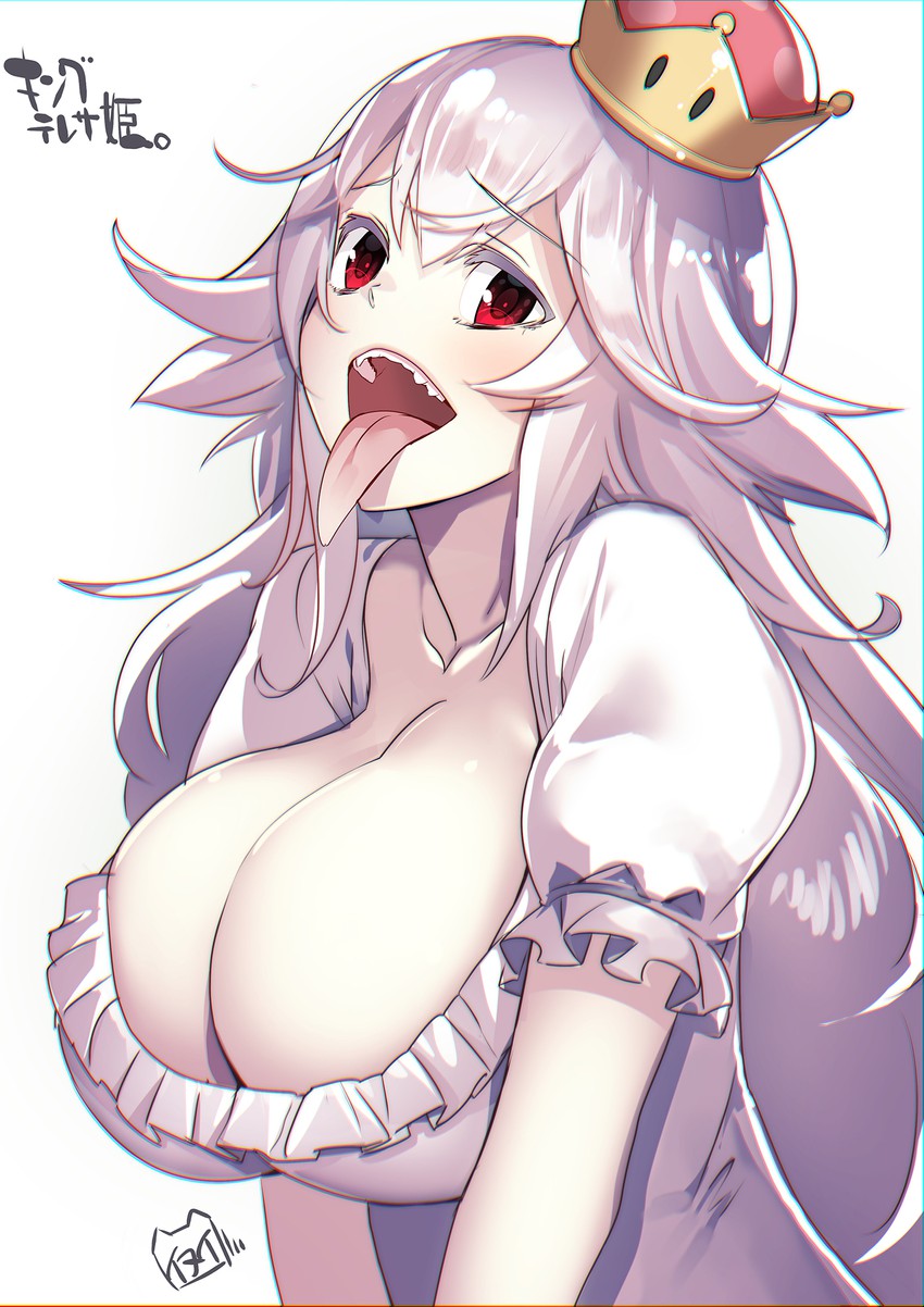 princess king boo (mario and 2 more) drawn by yamacchi