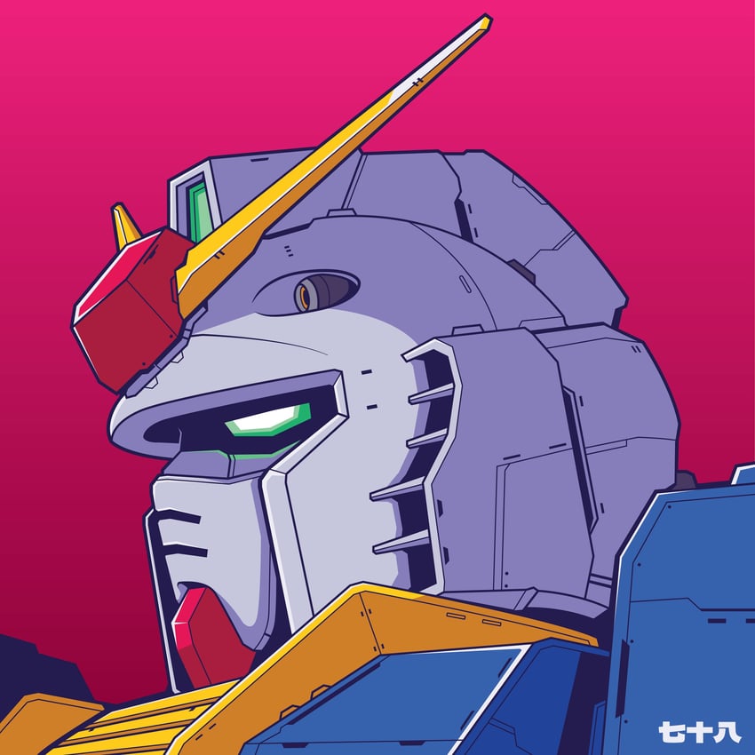 rx-78-2 gundam (gundam and 1 more) drawn by voxiela