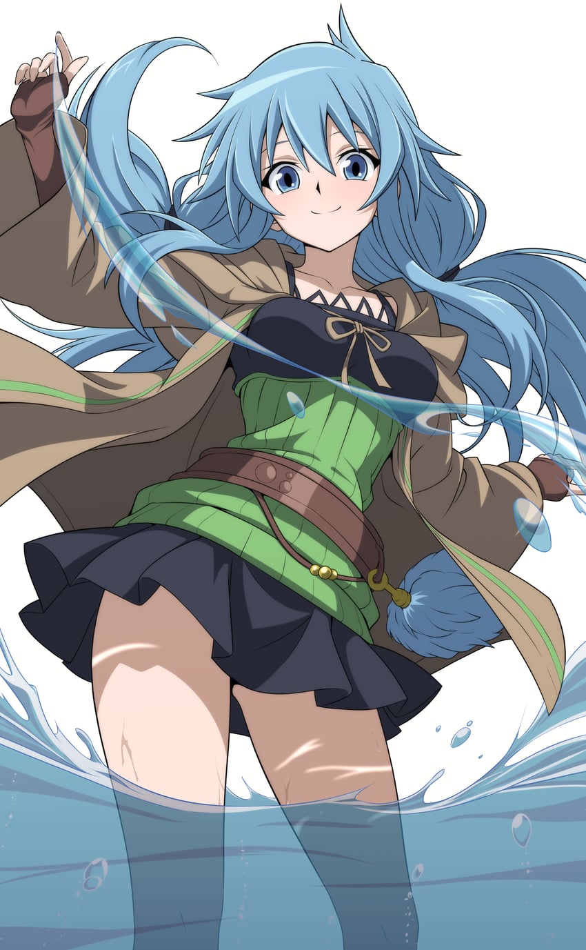 eria and eria the water charmer (yu-gi-oh!) drawn by takuru