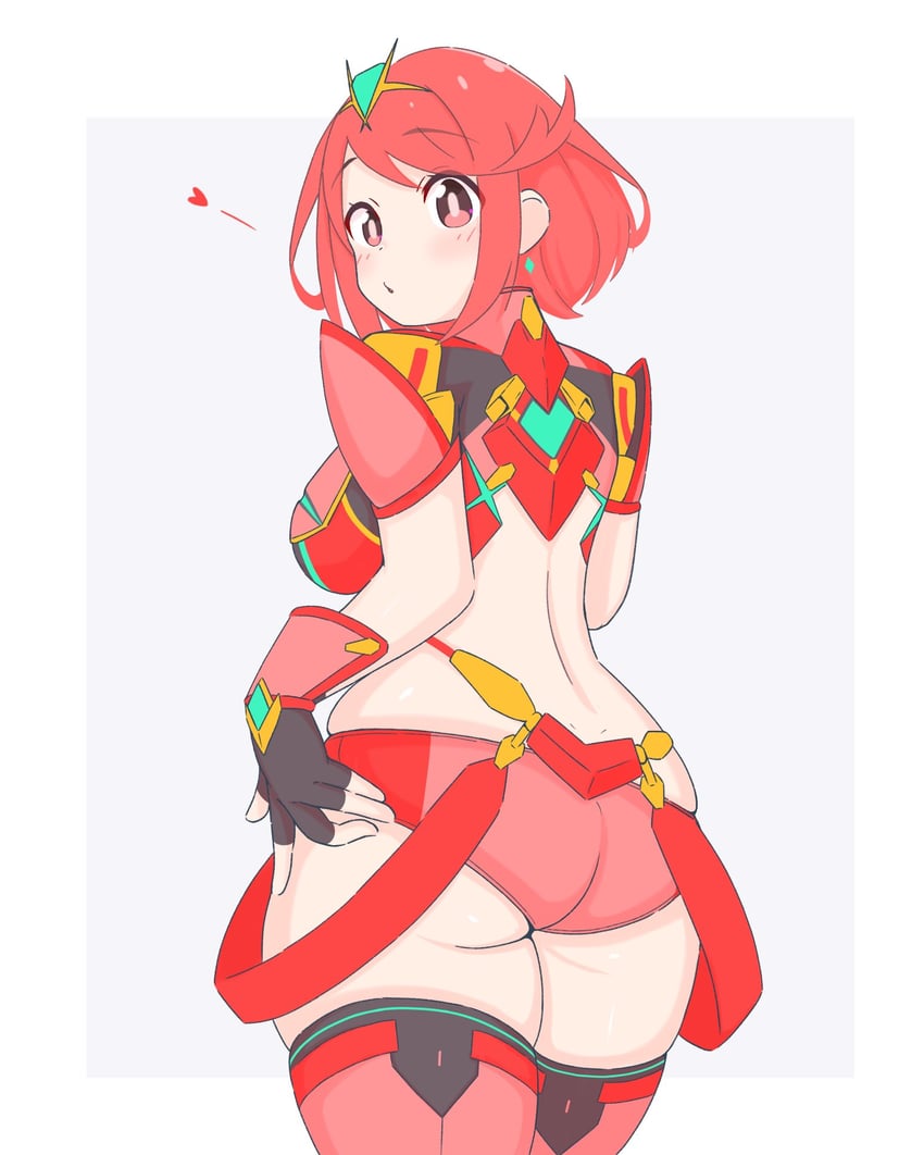 pyra (xenoblade chronicles and 1 more) drawn by uncool_mochi