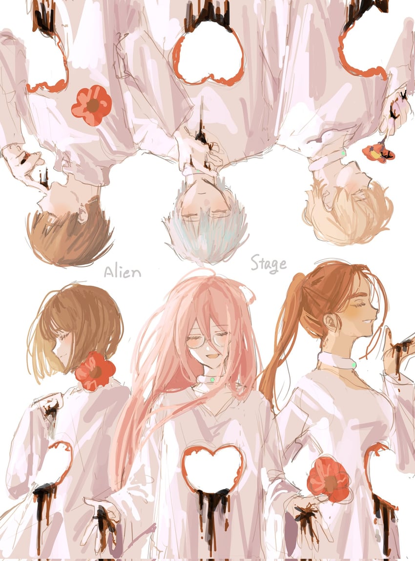sua, mizi, till, ivan, luka, and 1 more (alien stage) drawn by x_x_(batttsu_404)