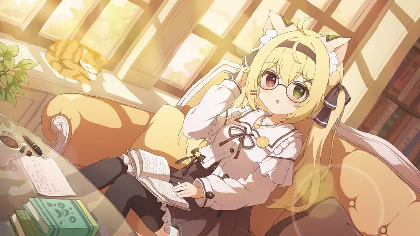 denghuo ju (indie virtual youtuber) drawn by tyomimas