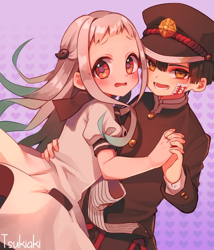 hanako and yashiro nene (jibaku shounen hanako-kun) drawn by tsukiaki_teriyaki