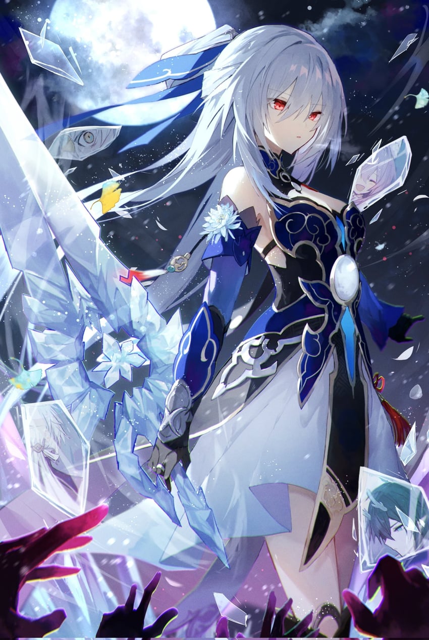 dan heng, blade, jingliu, jing yuan, yingxing, and 1 more (honkai and 1 more) drawn by yuuta_roo