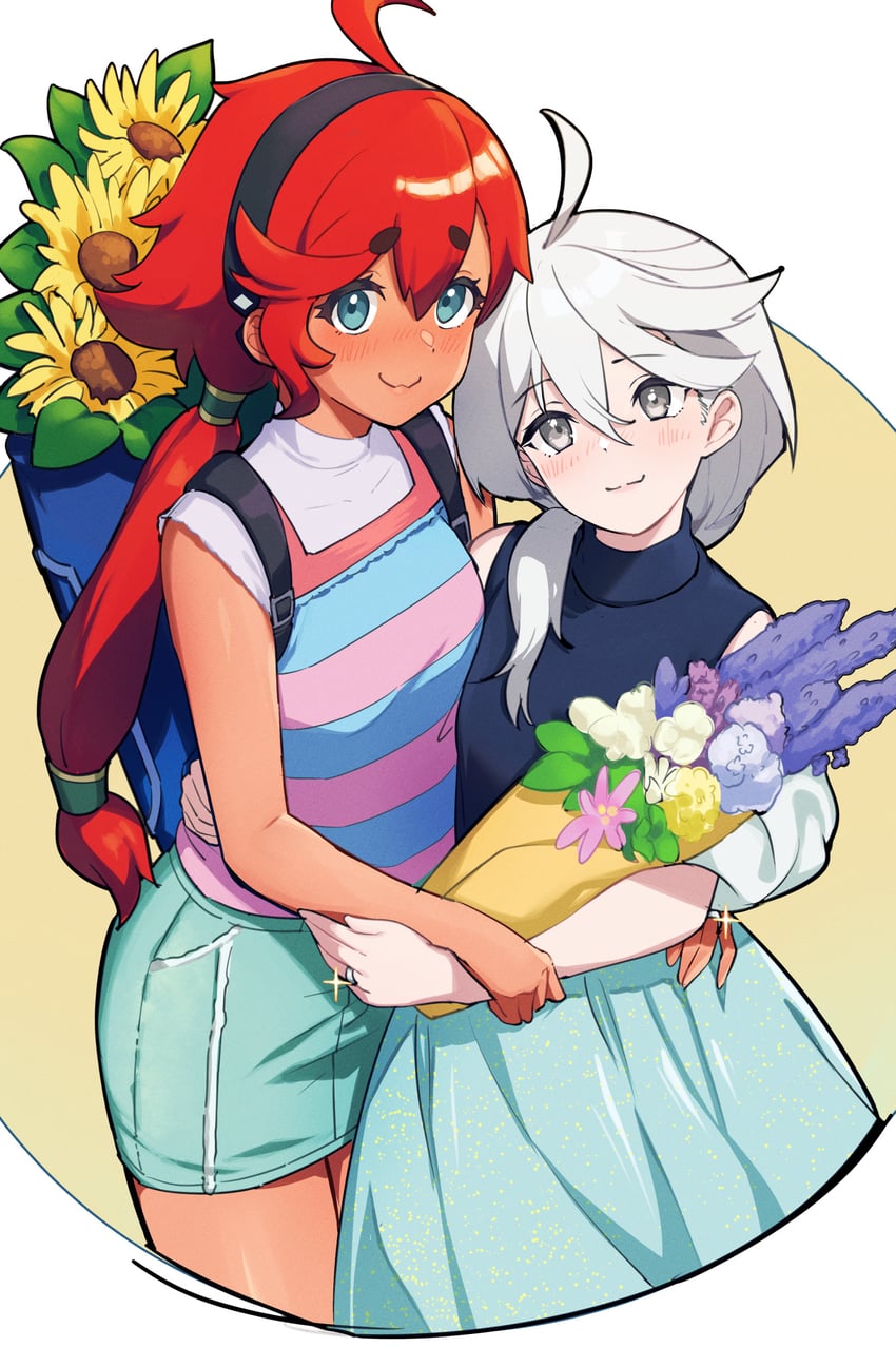 suletta mercury and miorine rembran (gundam and 1 more) drawn by umihal