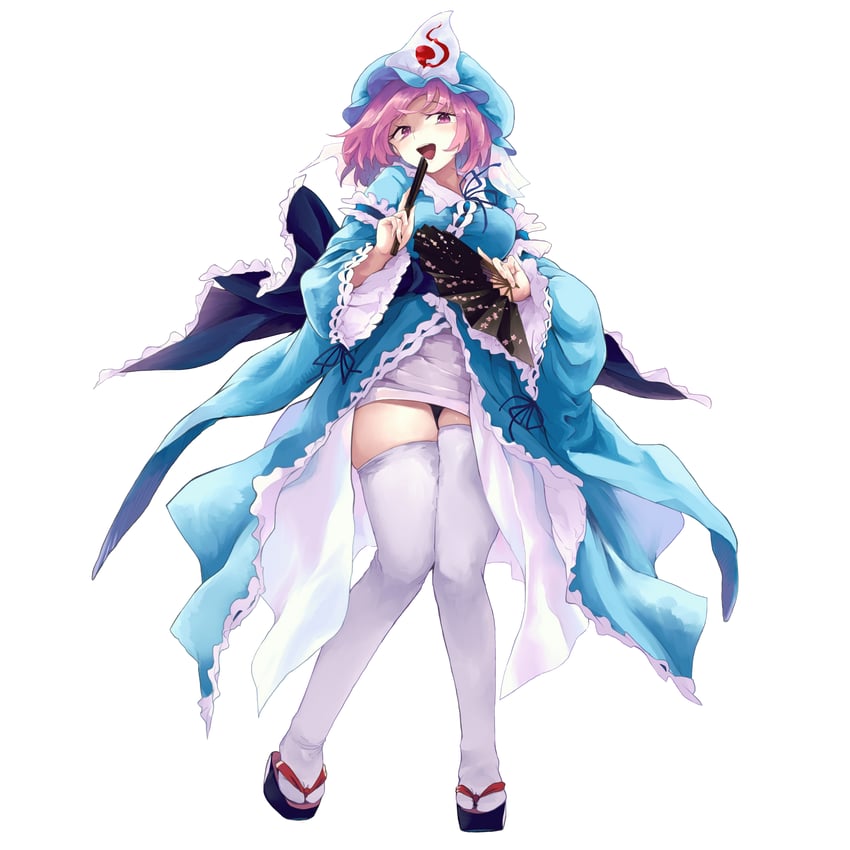 saigyouji yuyuko (touhou and 1 more) drawn by waira