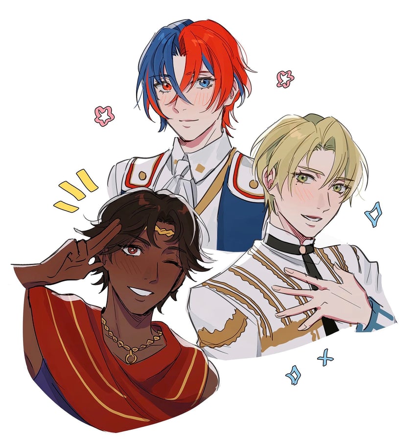 male alear, alfred, and fogado (fire emblem and 1 more) drawn by seirorath