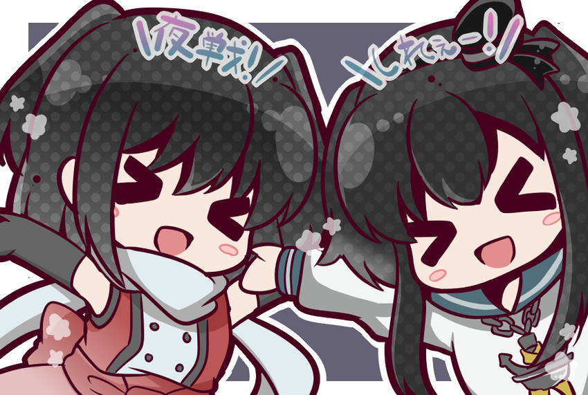 sendai, tokitsukaze, and sendai kai ni (kantai collection) drawn by bloom2425