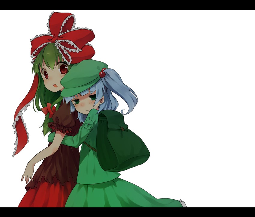 kawashiro nitori and kagiyama hina (touhou) drawn by mikan_(ama_no_hakoniwa)