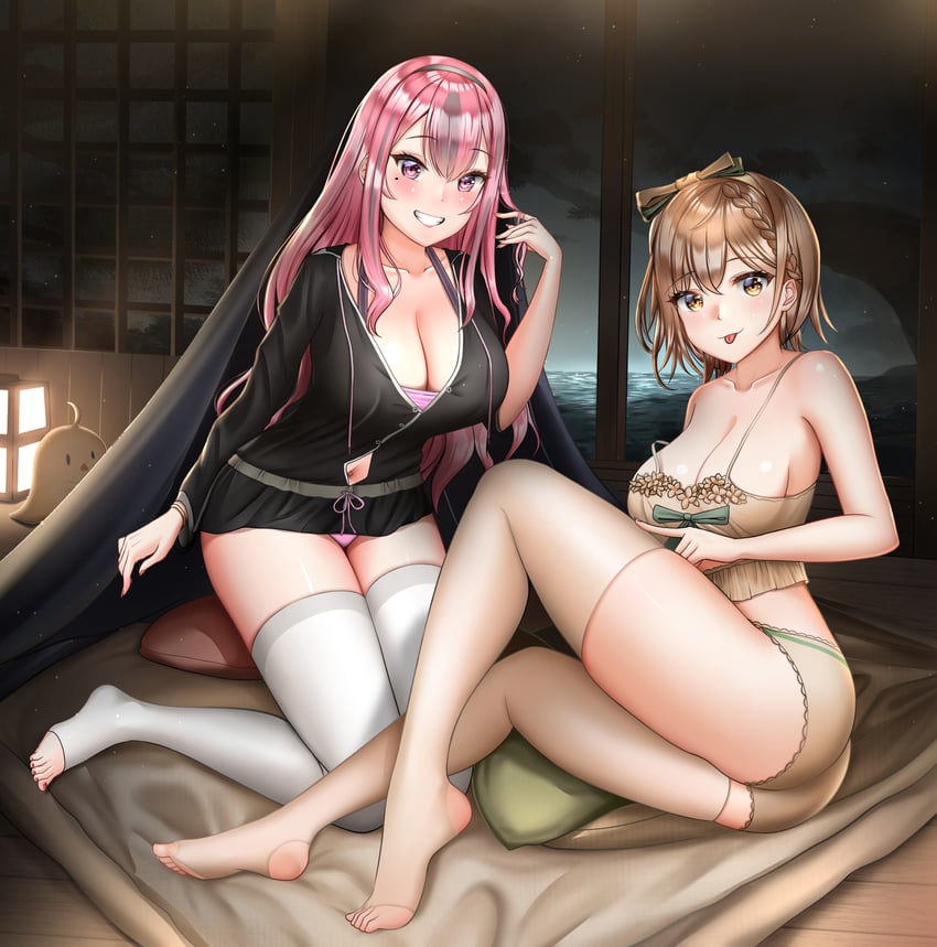 manjuu, bremerton, and reisalin stout (azur lane and 2 more) drawn by itacho_(itasha_draws)