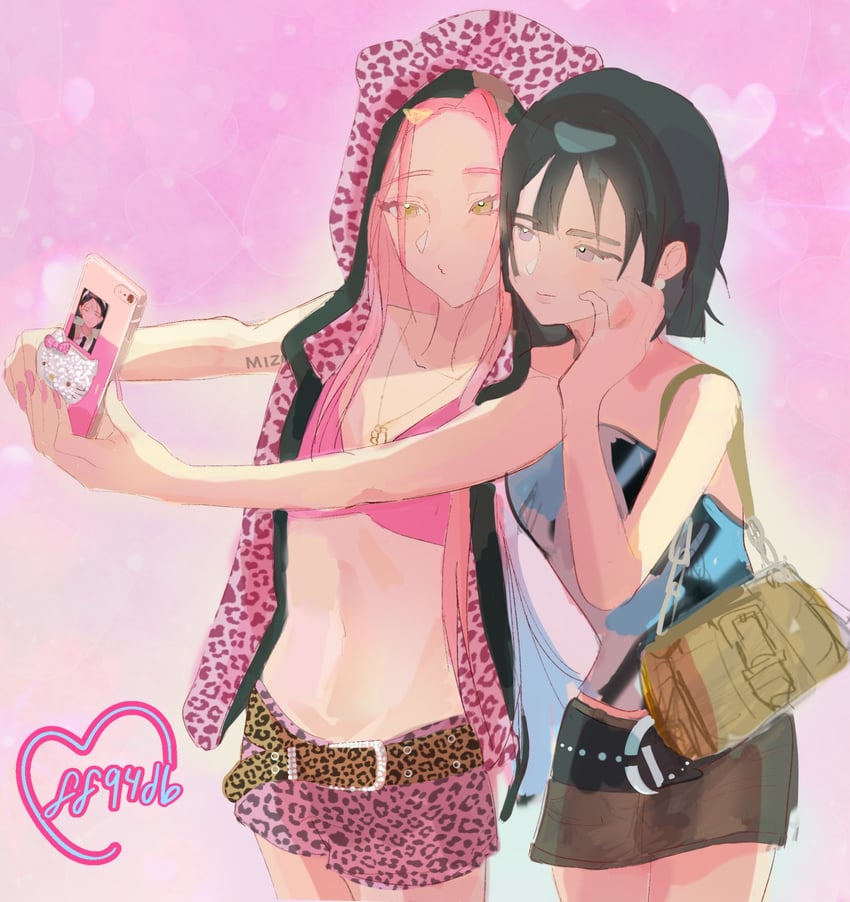 sua, mizi, and hello kitty (sanrio and 2 more) drawn by ff94_db
