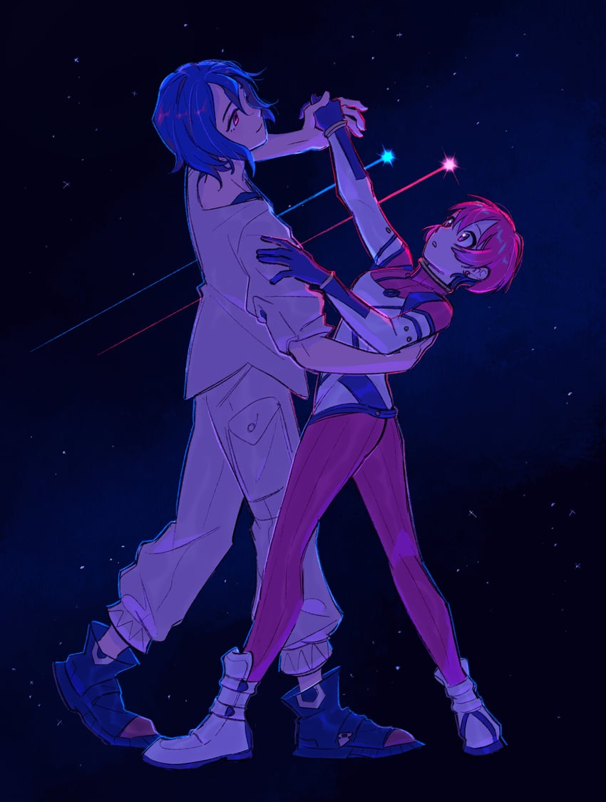amate yuzuriha and shuji ito (gundam and 1 more) drawn by tanukimo_imo