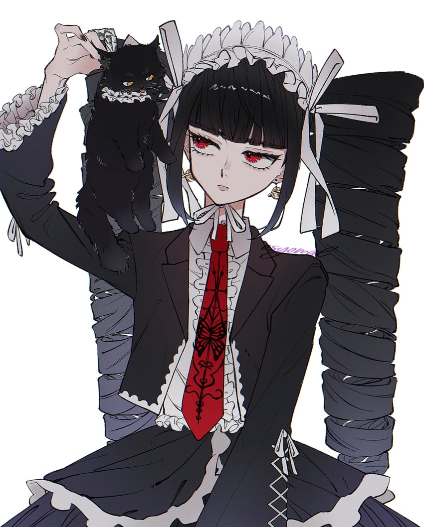 celestia ludenberg (danganronpa and 1 more) drawn by shimaya
