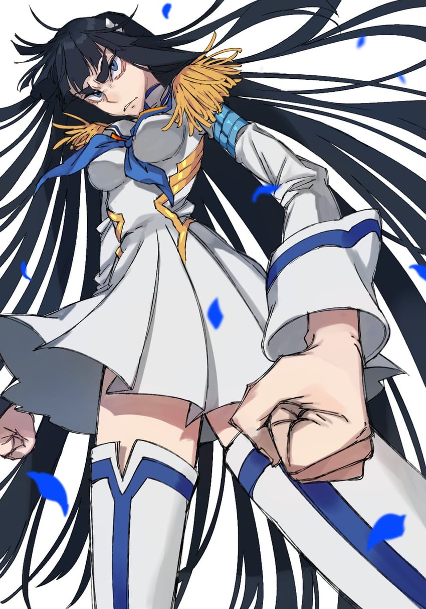 kiryuuin satsuki and junketsu (kill la kill) drawn by urkt_10
