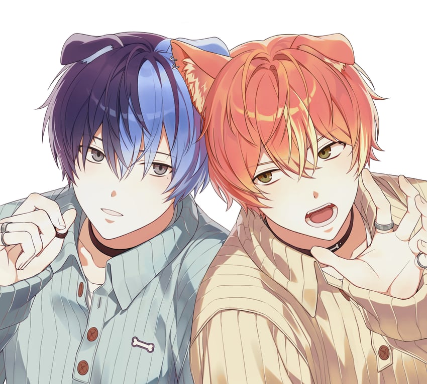 shinonome akito and aoyagi touya (project sekai) drawn by ray_(lthenray)