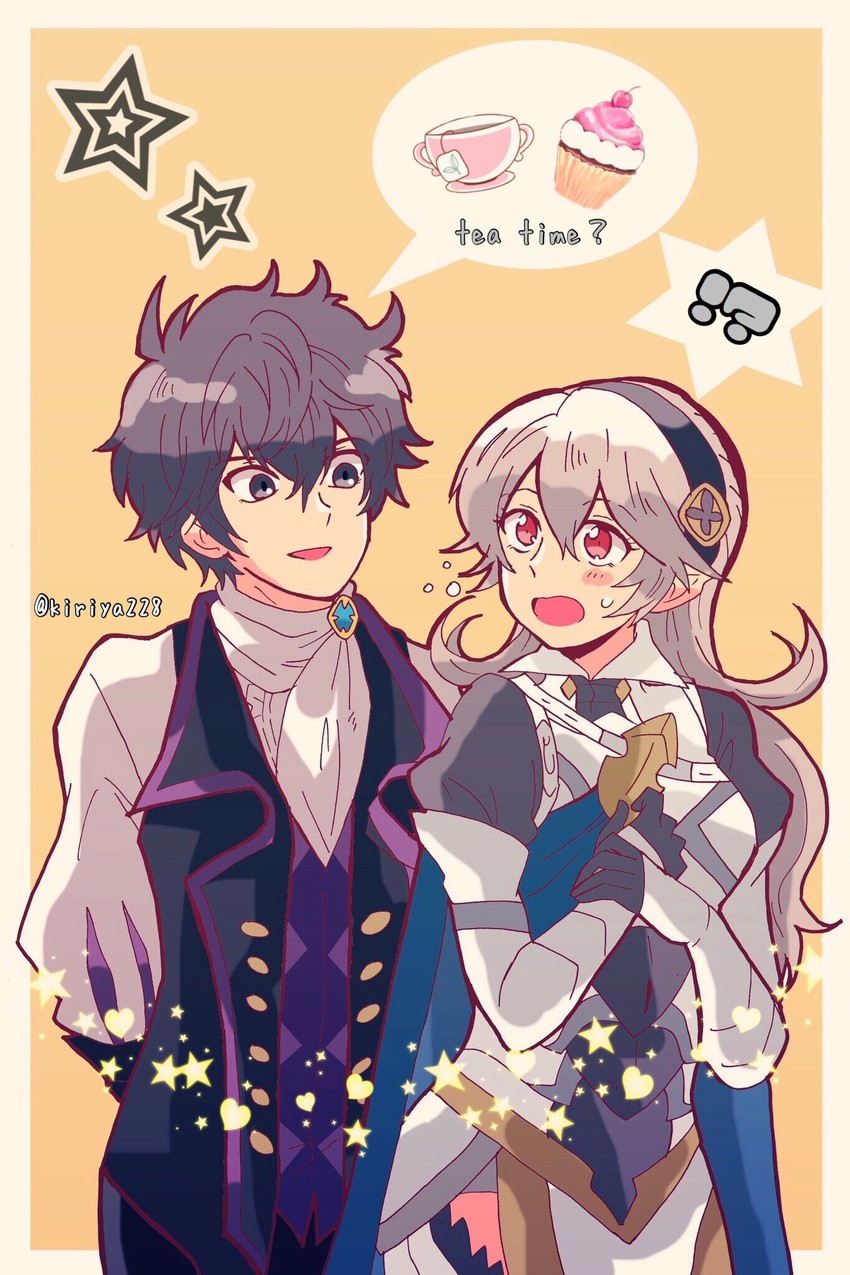 amamiya ren, female corrin, and jakob (fire emblem and 4 more) drawn by kiriya_(552260)