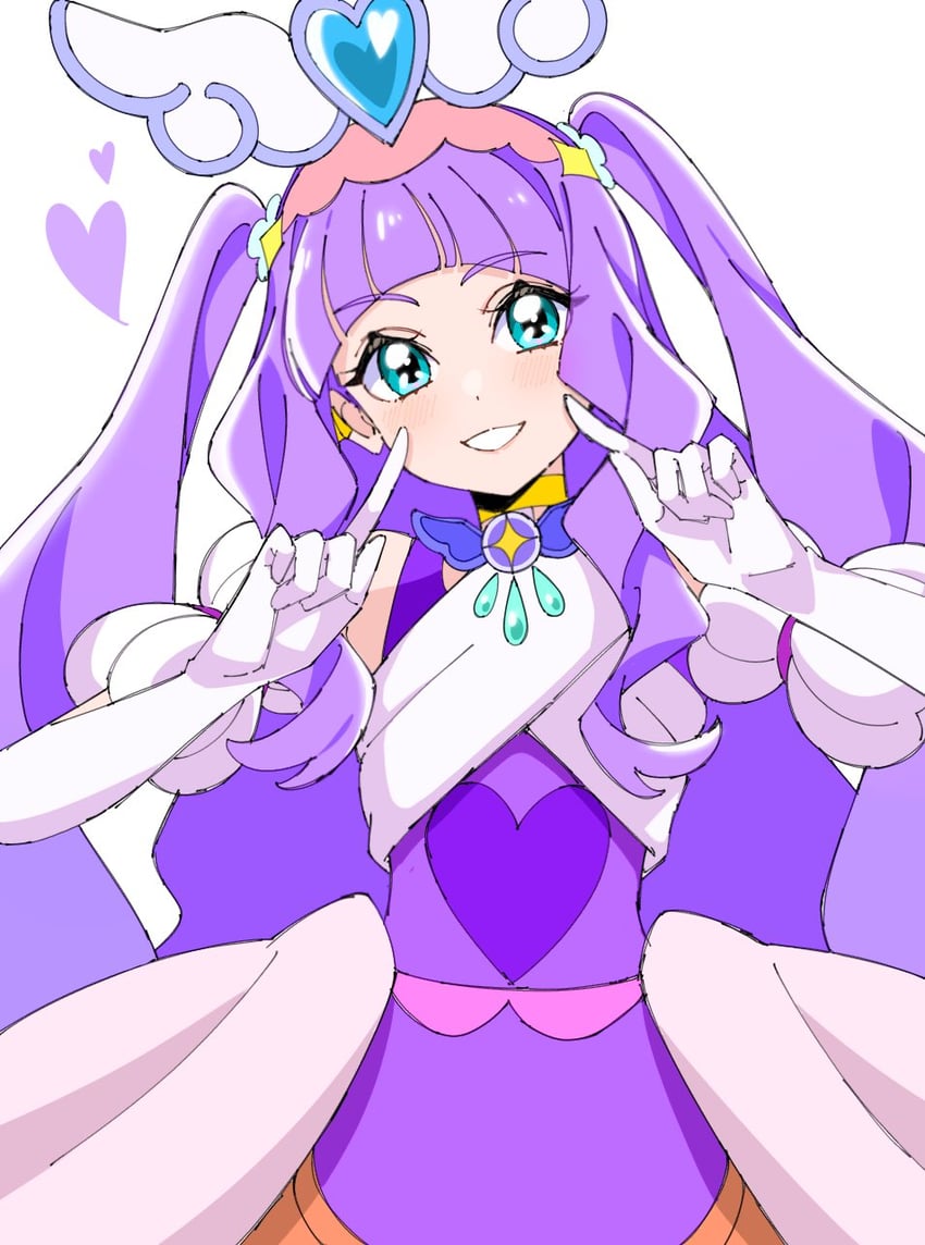 ellee-chan and cure majesty (precure and 1 more) drawn by shirako_love