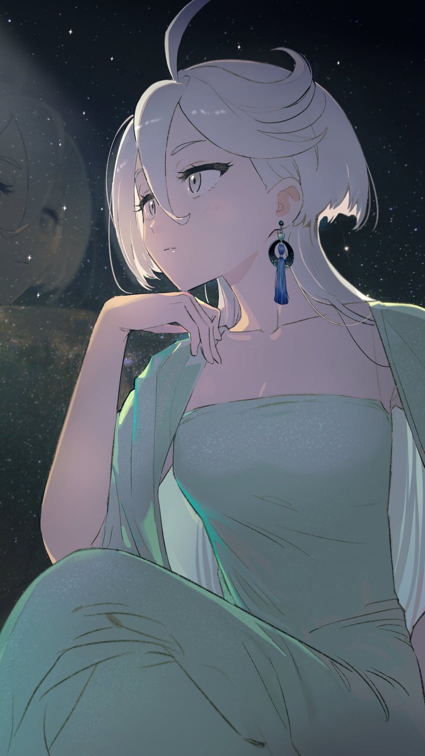 miorine rembran (gundam and 1 more) drawn by gloomymato