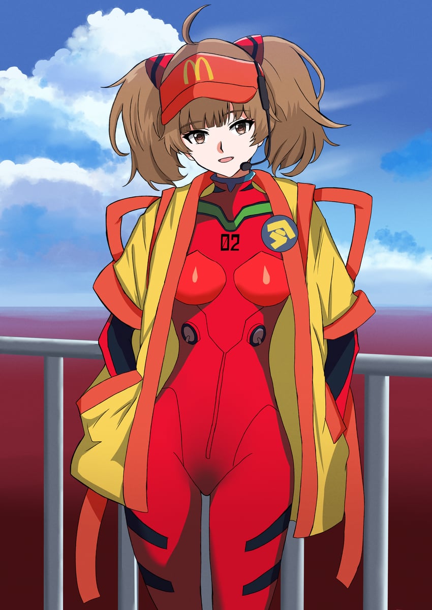 souryuu asuka langley and imadake dabuchi tabemi (neon genesis evangelion and 1 more) drawn by kinomiki