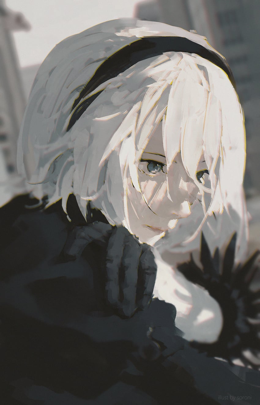 2b (nier and 1 more) drawn by sorrowny