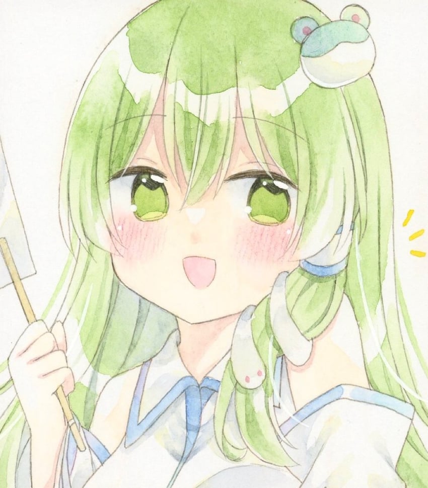 kochiya sanae (touhou) drawn by kagome_f
