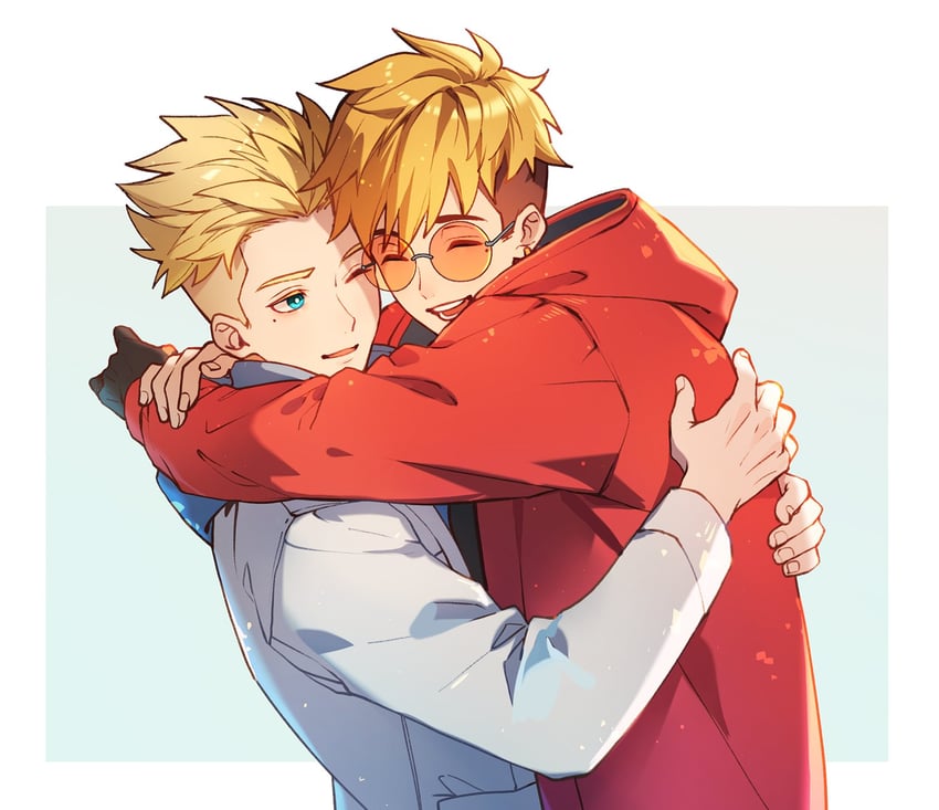 vash the stampede and millions knives (trigun and 1 more) drawn by natural_wind