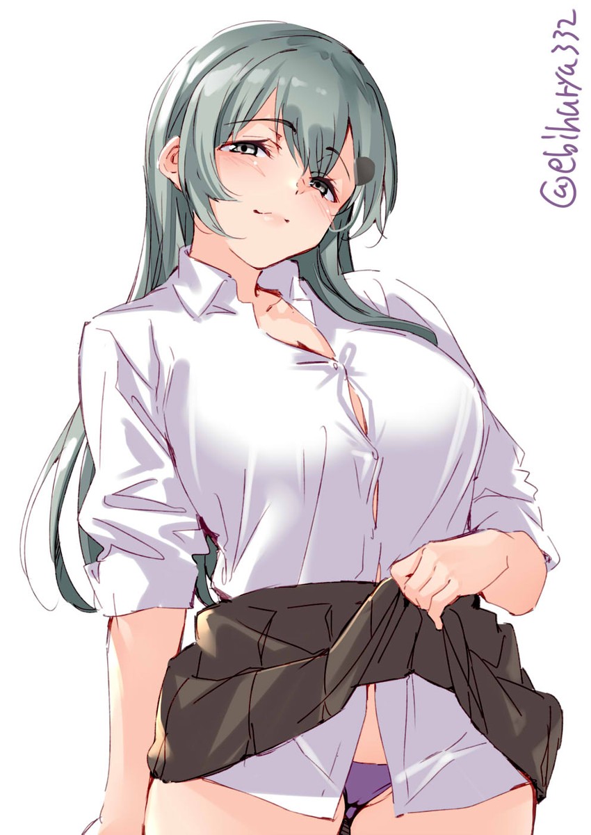 suzuya and suzuya kai ni (kantai collection) drawn by ebifurya