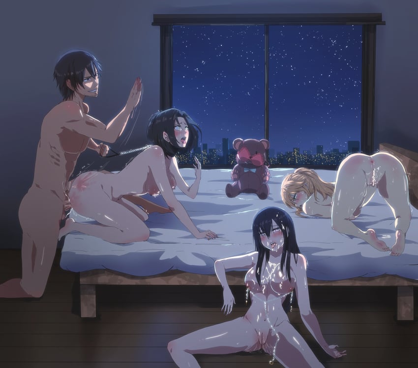 aihara yuzu, aihara mei, aihara ume, and aihara shou (citrus) drawn by artntai